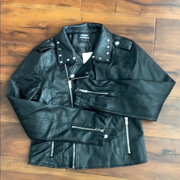 ASHLEY by 26 International Outerwear Moto Jacket - Picture 12 of 13